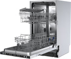 Wiggo WD-B4126E(X) Inbouw Vaatwasser - 45 cm - Roestvrijstaal