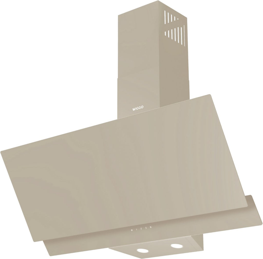 Wiggo WE-A942G(C) Schuine Afzuigkap - 90 cm - Creme