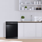 Wiggo WD-F6148B(DX) Vrijstaande Vaatwasser - 60 cm - Donker Roestvrijstaal
