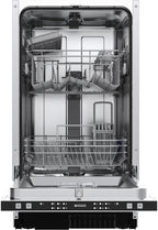 Wiggo WD-B4126E(X) Inbouw Vaatwasser - 45 cm - Roestvrijstaal
