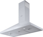 Wiggo WE-A930P(W) Wandschouw Afzuigkap - 90 cm - Wit