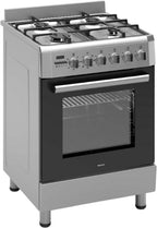 Wiggo WO-E609B(XX) Vrijstaande Gasfornuis - 60 cm - Roestvrijstaal