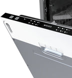 Wiggo WD-B4126E(X) Inbouw Vaatwasser - 45 cm - Roestvrijstaal