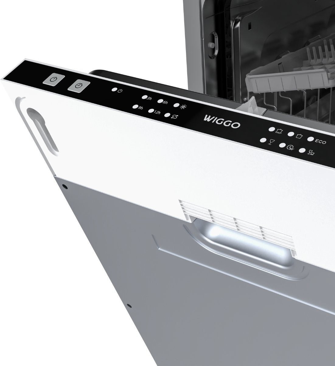 Wiggo WD-B4126E(X) Inbouw Vaatwasser - 45 cm - Roestvrijstaal