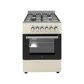 Wiggo WO-E606A(CX) Vrijstaande Gasfornuis - 60 cm - Creme