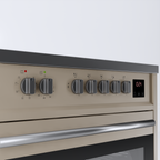 Wiggo WIO-E921A(CX) Vrijstaande Inductiefornuis - 90 cm - Creme