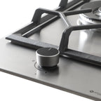 Wiggo WH-G331RD(X) Inbouw Gaskookplaat - 30 cm - Roestvrijstaal