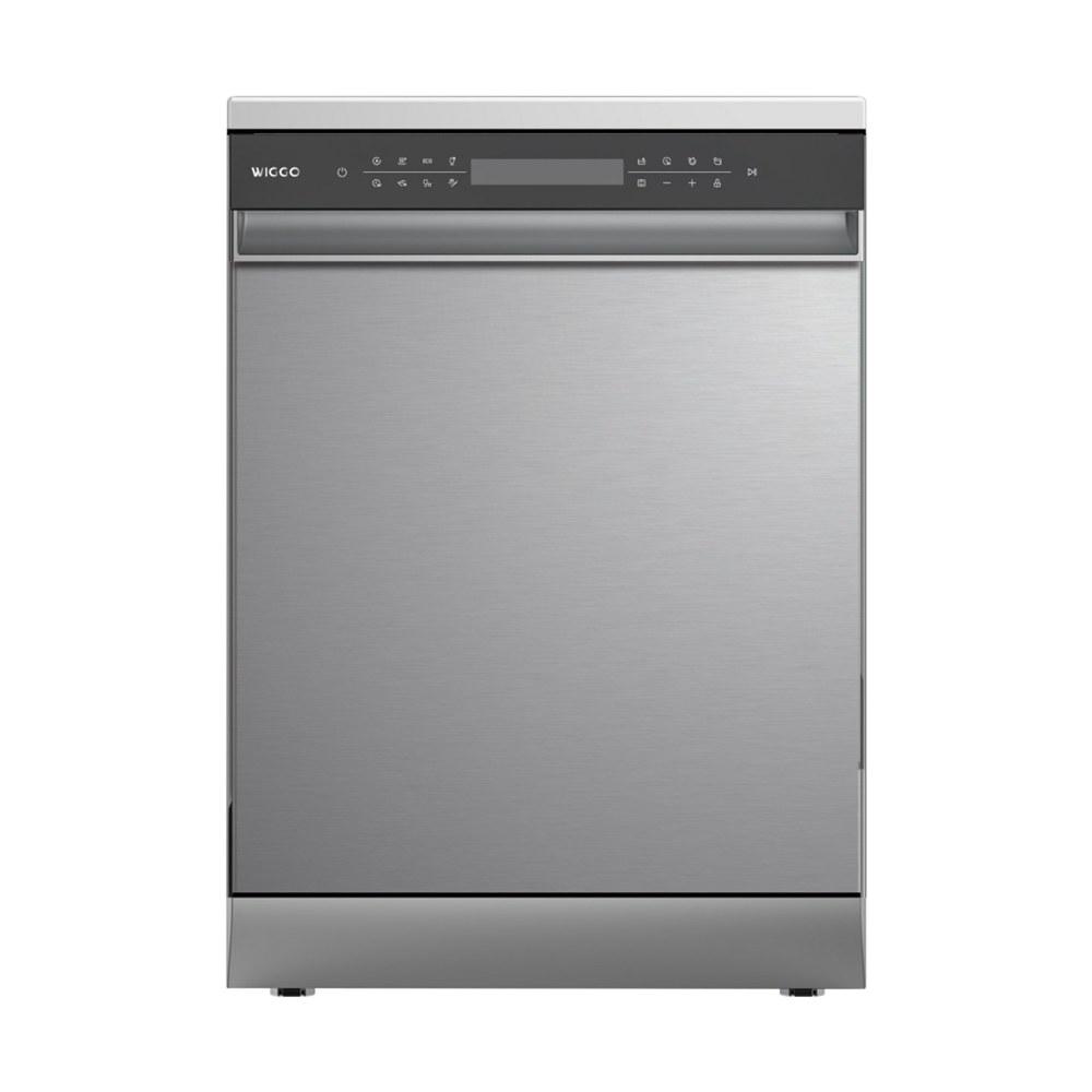 Wiggo WD-F6148B(X) Vrijstaande Vaatwasser - 60 cm - Roestvrijstaal