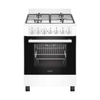 Wiggo WO-E606A(WW) Vrijstaande Gasfornuis - 60 cm - Wit