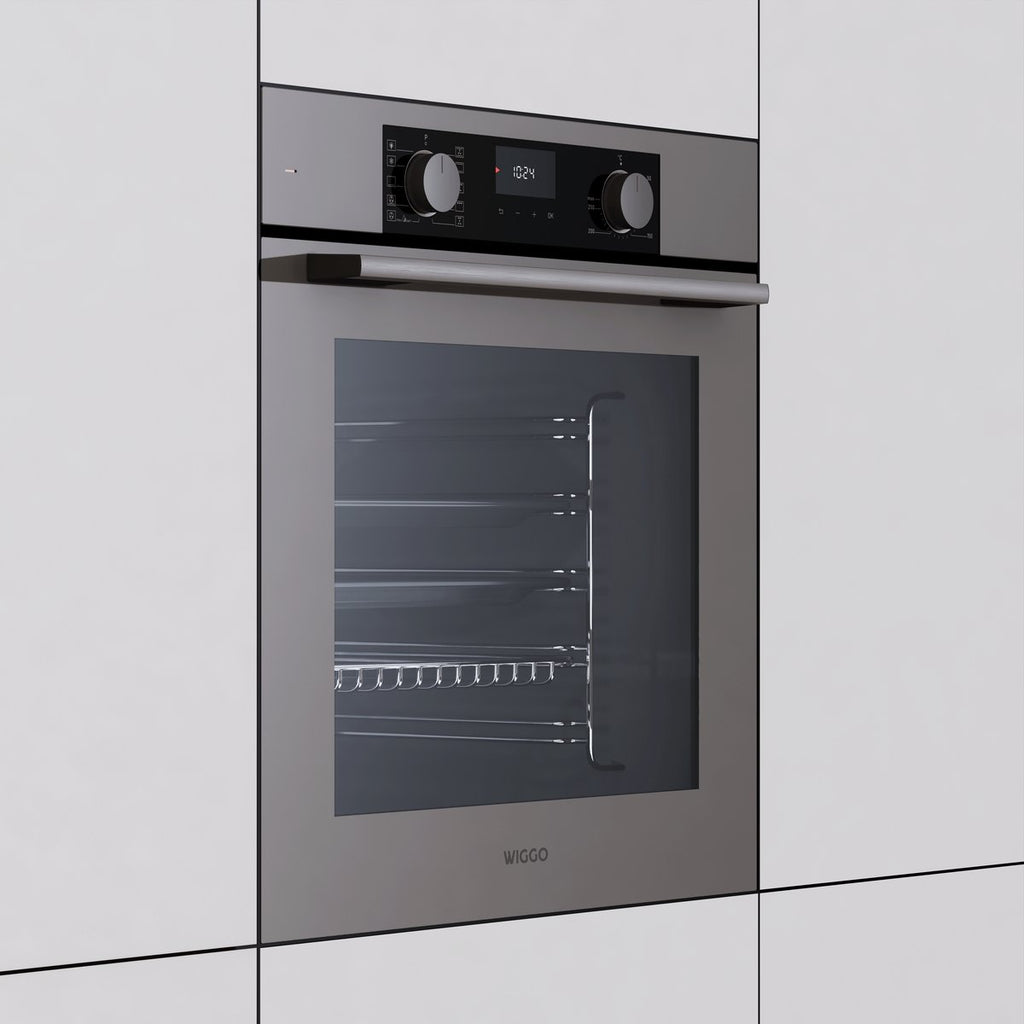Wiggo WO-BFA610(G) Inbouw Oven - 60 cm - Grijs