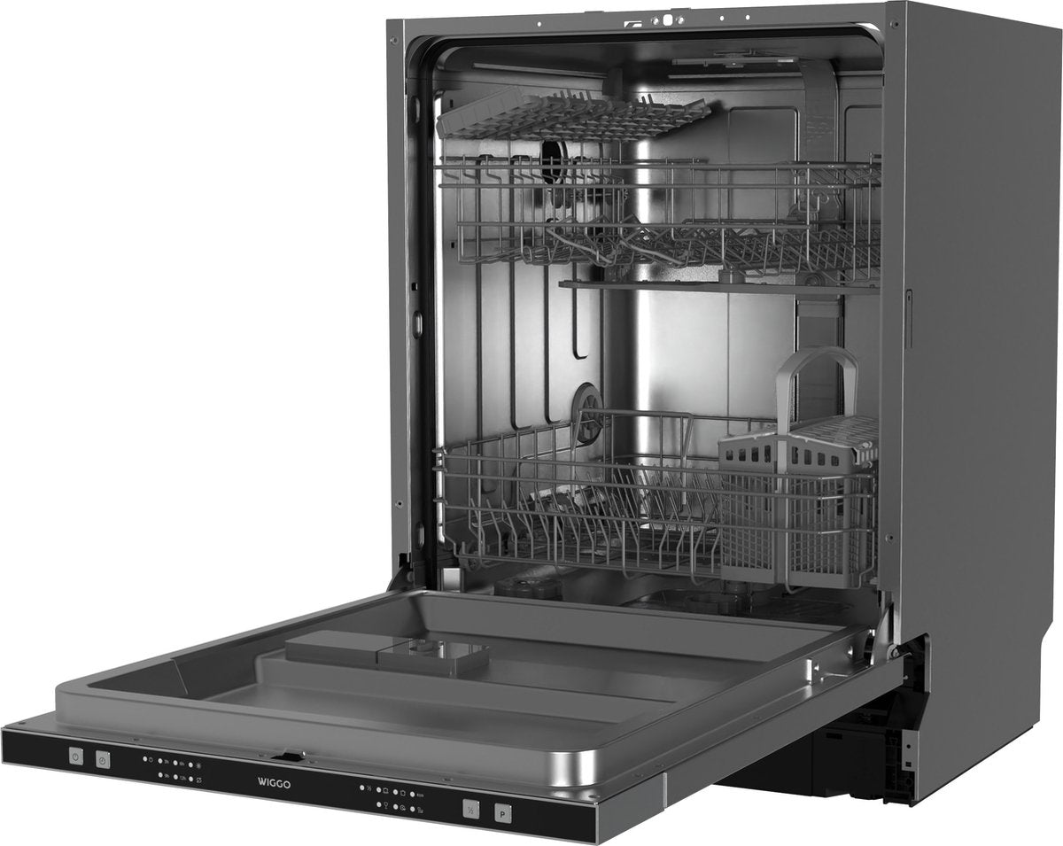 Wiggo WD-B6126E(X) Inbouw Vaatwasser - 60 cm - Roestvrijstaal