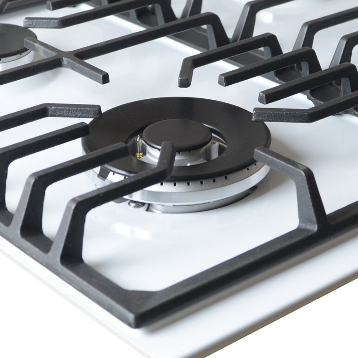 Wiggo WH-G634RL(W) Inbouw Gaskookplaat - 60 cm - Wit