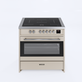 Wiggo WIO-E921A(CX) Vrijstaande Inductiefornuis - 90 cm - Creme