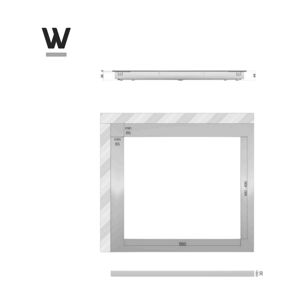 Wiggo WH-E614G(B) Inbouw Inductie Kookplaat - 60 cm - Zwart