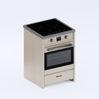 Wiggo WIO-E621A(CX) Vrijstaande Inductiefornuis - 60 cm - Creme