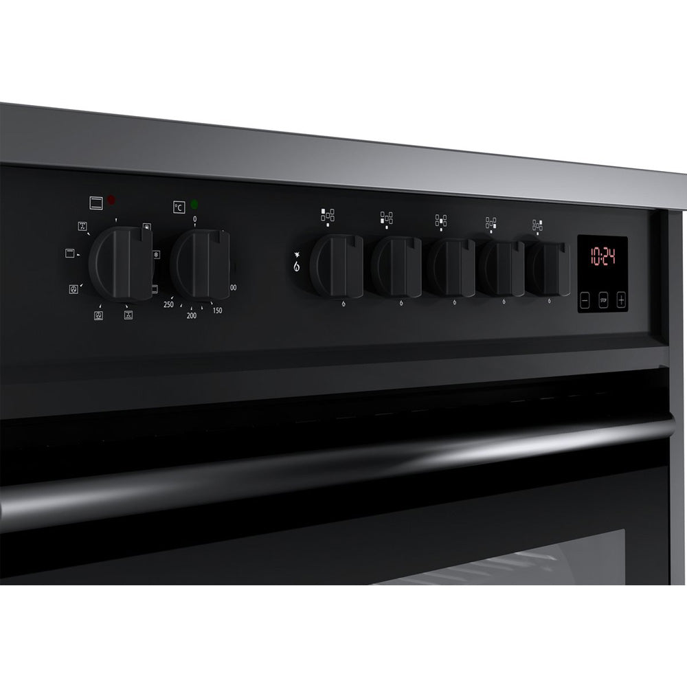 Wiggo WIO-E921A(BX) Vrijstaande Inductiefornuis - 90 cm - Zwart